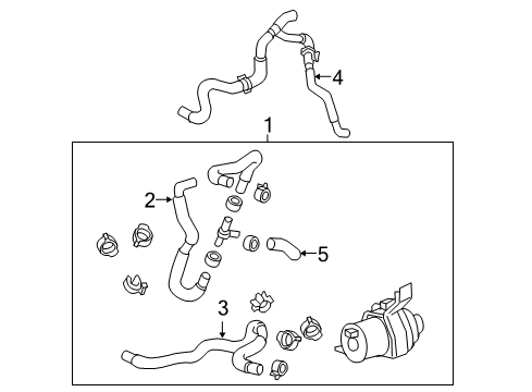 2009 Toyota Highlander Auxiliary Pump Diagram for 87200-48060