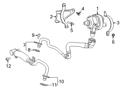 2022 Toyota GR Supra Water Pump Diagram 3 - Thumbnail