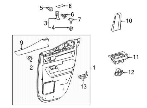 2022 Toyota Tundra Front Door - Electrical Diagram 5 - Thumbnail