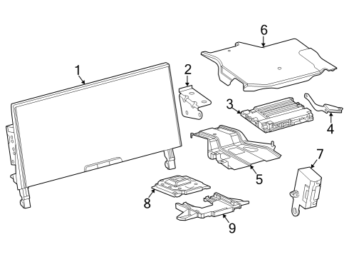 2023 Toyota bZ4X Navigation System Diagram
