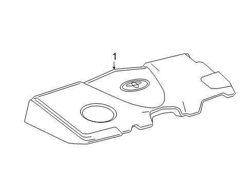 2023 Toyota RAV4 Prime Engine Appearance Cover Diagram