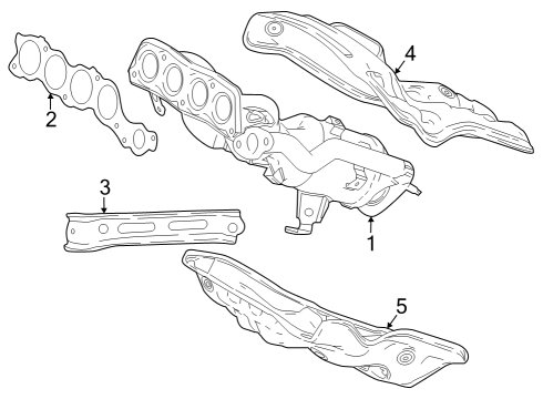2024 Toyota Grand Highlander Exhaust Manifold Diagram 2 - Thumbnail