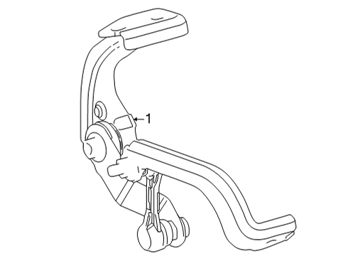 2018 Toyota Mirai Height Sensor, Rear Diagram for 89407-62010