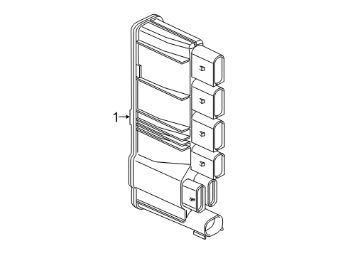 2020 Toyota GR Supra Control Module Diagram for 82641-WAA01