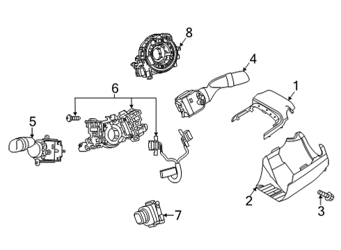 2022 Toyota Sienna Switches Diagram