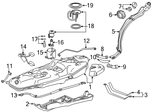 2014 Toyota RAV4 Pedal Travel Sensor Diagram for 78110-42041