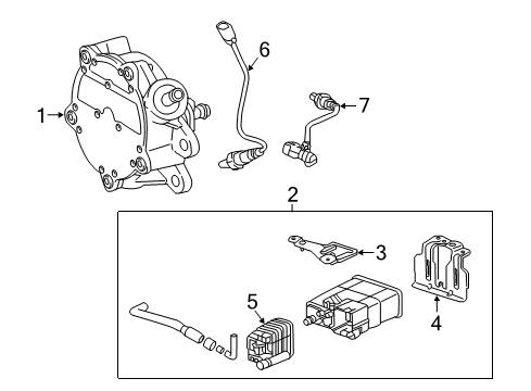 2018 Toyota Corolla iM Emission Components Diagram