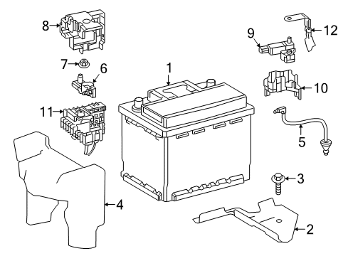 2024 Toyota Camry Positive Term Diagram for 90982-05053