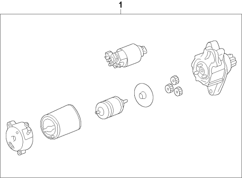 2020 Toyota Sienna Starter Diagram