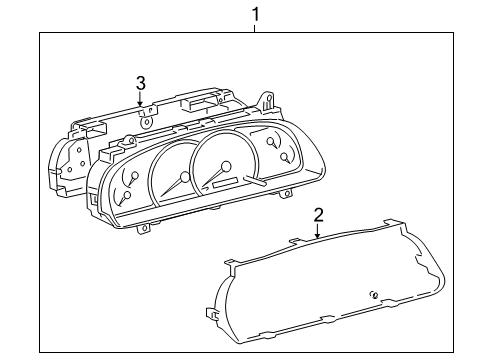 2005 Toyota Sequoia Instruments & Gauges Diagram