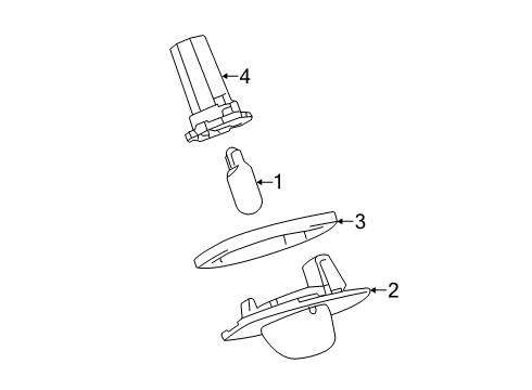 2020 Toyota Sienna License Lamps Diagram