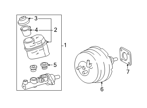 2004 Toyota Avalon Dash Panel Components Diagram