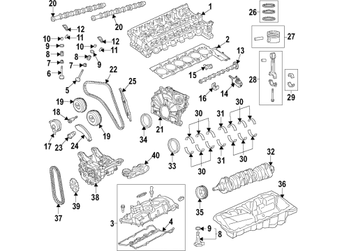 2020 Toyota GR Supra Engine Parts & Mounts, Timing, Lubrication System Diagram 2 - Thumbnail