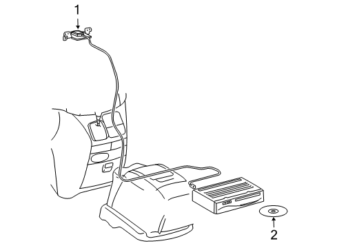 2009 Toyota Sienna Navigation System Diagram