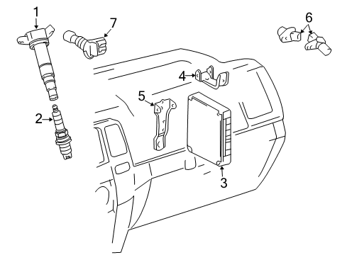 2013 Toyota FJ Cruiser Ignition System Diagram