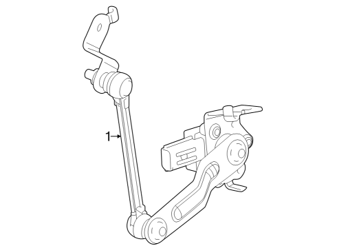 2023 Toyota Crown Level Sensor, Rear Driver Side Diagram for 89408-48050