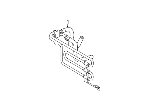 2004 Toyota Highlander Power Steering Oil Cooler Diagram