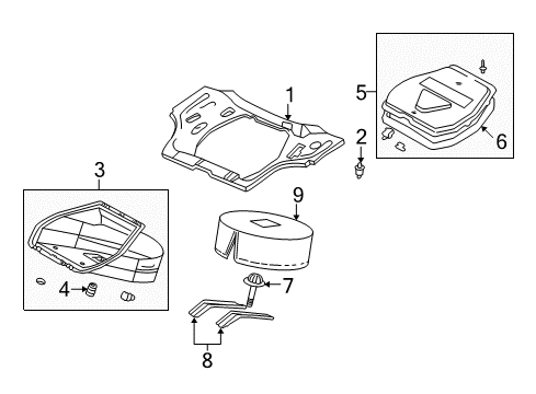 2003 Toyota MR2 Spyder Interior Trim - Hood Diagram
