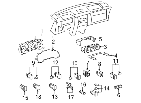 2013 Toyota FJ Cruiser Traction Control Components Diagram