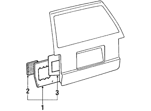 1987 Toyota Van Lift Gate Diagram