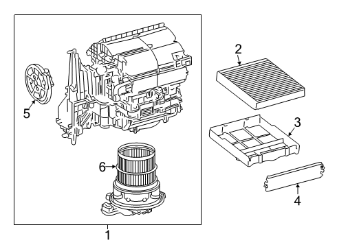 Plate, Cover(For Air Filter) Diagram for 88899-47120