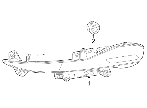 2023 Toyota Crown Backup Lamps Diagram