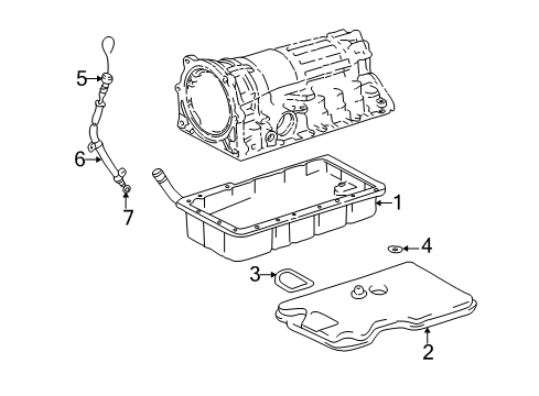 2000 Toyota 4Runner Filter Diagram for 35330-30020