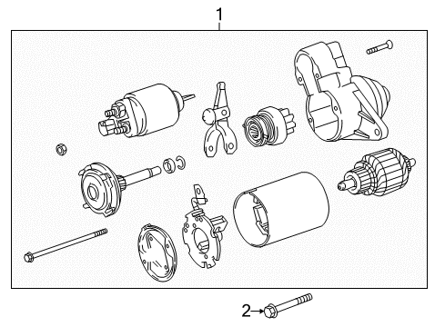 2018 Toyota C-HR Starter Diagram