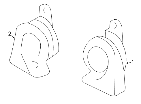2013 Toyota FJ Cruiser Horn Diagram
