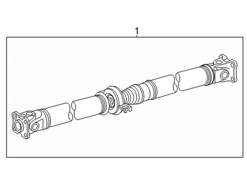 2013 Toyota RAV4 Axle & Differential - Rear Diagram 1 - Thumbnail