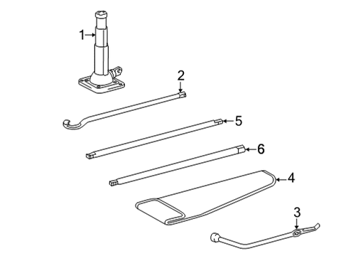 2022 Toyota Tundra Jack & Components Diagram 2 - Thumbnail
