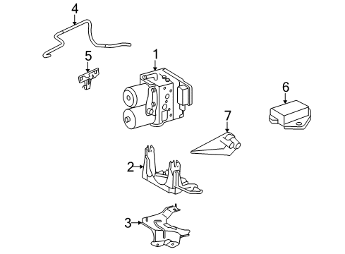 2008 Toyota Camry Yaw Rate Sensor Diagram for 89183-06010