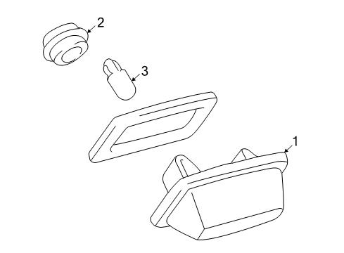 2006 Scion xA License Lamps Diagram