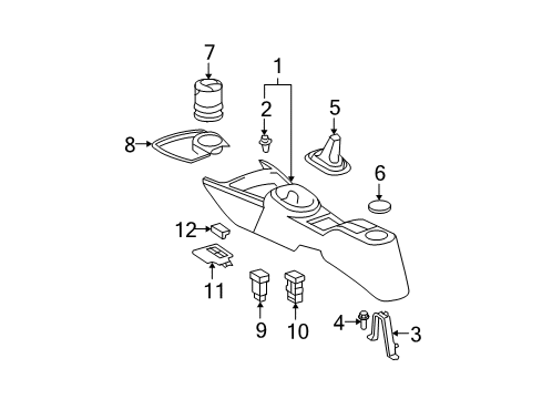 2008 Toyota Yaris Front Door Diagram 1 - Thumbnail