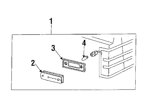 1990 Toyota Camry Side Marker Lamps Diagram