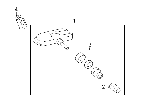 2017 Toyota Avalon Tire Pressure Monitoring Diagram