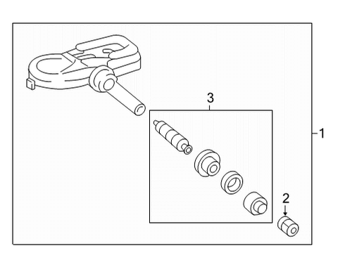 2018 Toyota Mirai Tire Pressure Monitoring Diagram