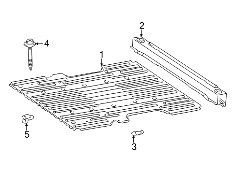 2002 Toyota Tundra Pick Up Box - Floor Diagram 2 - Thumbnail