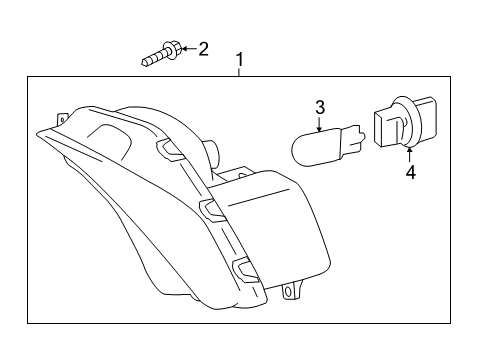 2016 Toyota Camry Daytime Running Lamps Diagram 1 - Thumbnail