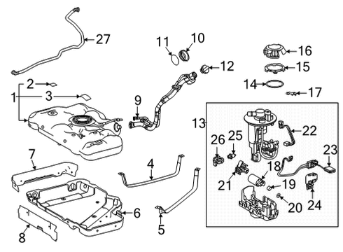 2022 Toyota Sienna Fuel Supply Diagram