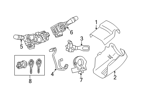 2007 Toyota Camry Switches Diagram 5 - Thumbnail