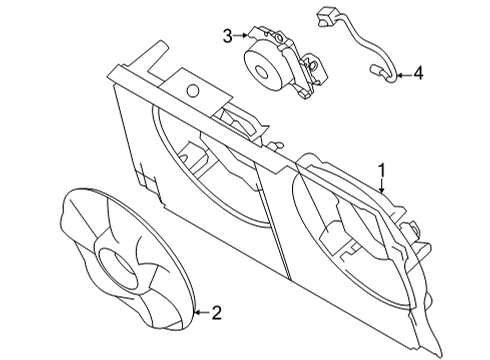 2022 Toyota GR86 Cooling System, Radiator, Water Pump, Cooling Fan Diagram
