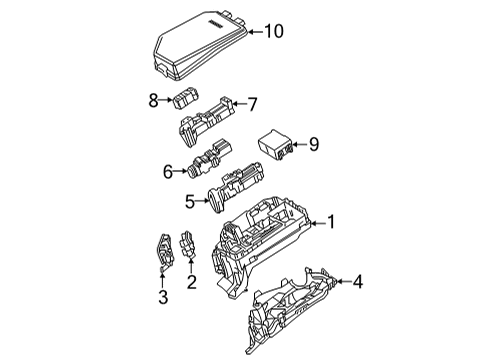 2023 Toyota Corolla Cross Fuse & Relay Diagram 2 - Thumbnail