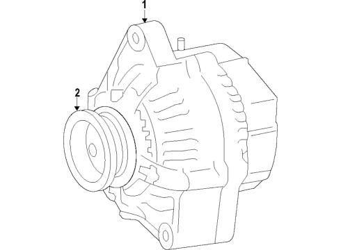 2016 Scion iA Alternator Diagram 1 - Thumbnail