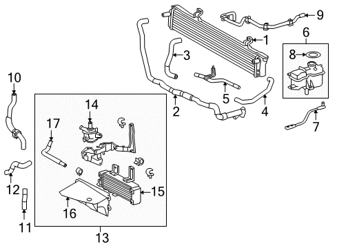 Bracket, Inverter Reserve Tank Diagram for G921A-48011