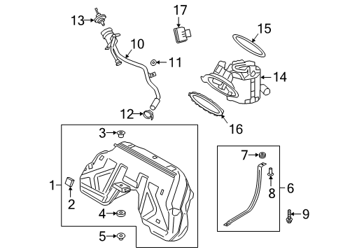 2024 Toyota GR Supra Fuel System Components Diagram