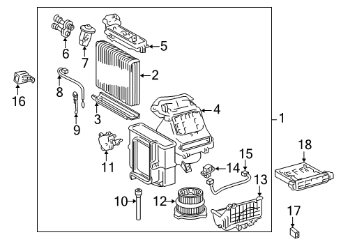 2000 Toyota Echo Servo Diagram for 87106-52040