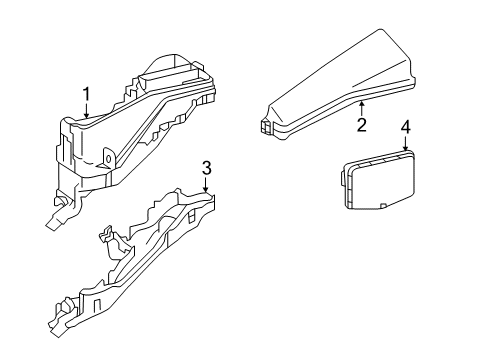 2014 Toyota Camry Junction Block Diagram for 82720-33251