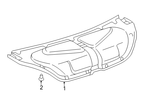 2008 Toyota Solara Interior Trim - Trunk Lid Diagram 2 - Thumbnail