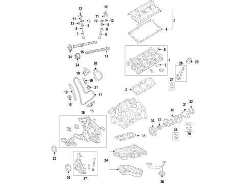 2022 Toyota Tacoma Engine Parts & Mounts, Timing, Lubrication System Diagram 2 - Thumbnail